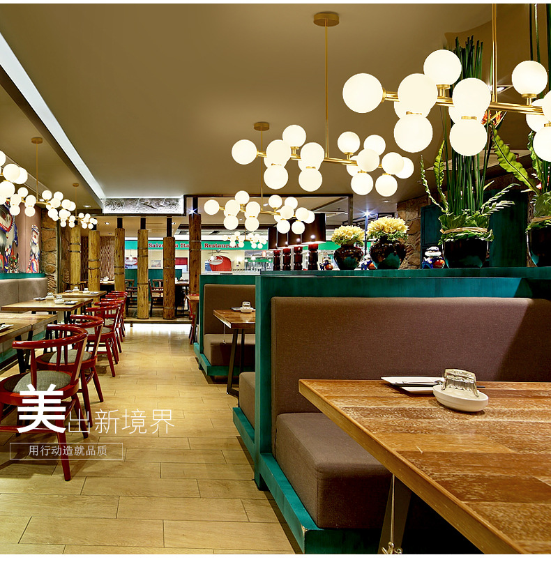 北欧风格LED灯 简约艺术创意个性LED灯 家居场所客厅卧室餐厅灯具示例图15
