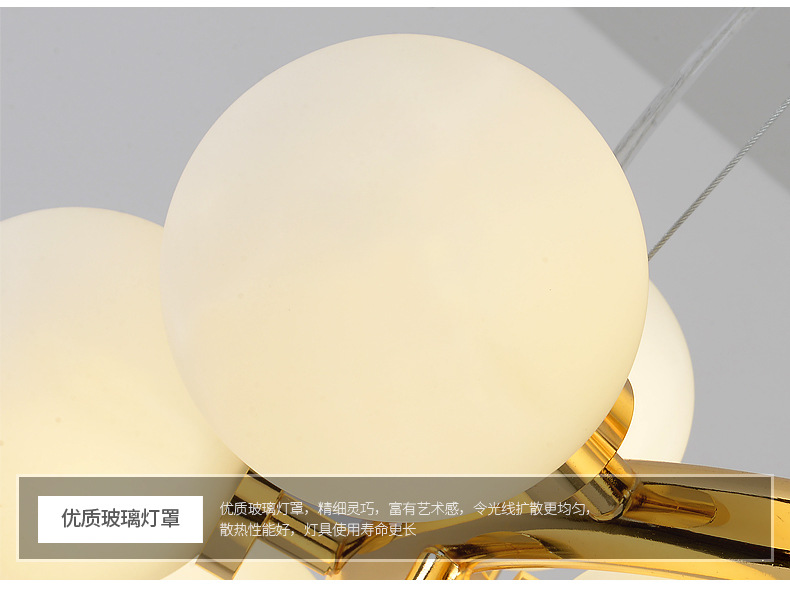 北欧风格LED灯 简约艺术创意个性LED灯 家居场所客厅卧室餐厅灯具示例图25