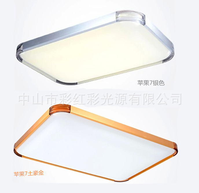 彩红彩灯具LED 铝材苹果系列吸顶灯批发 吸顶灯LED示例图3