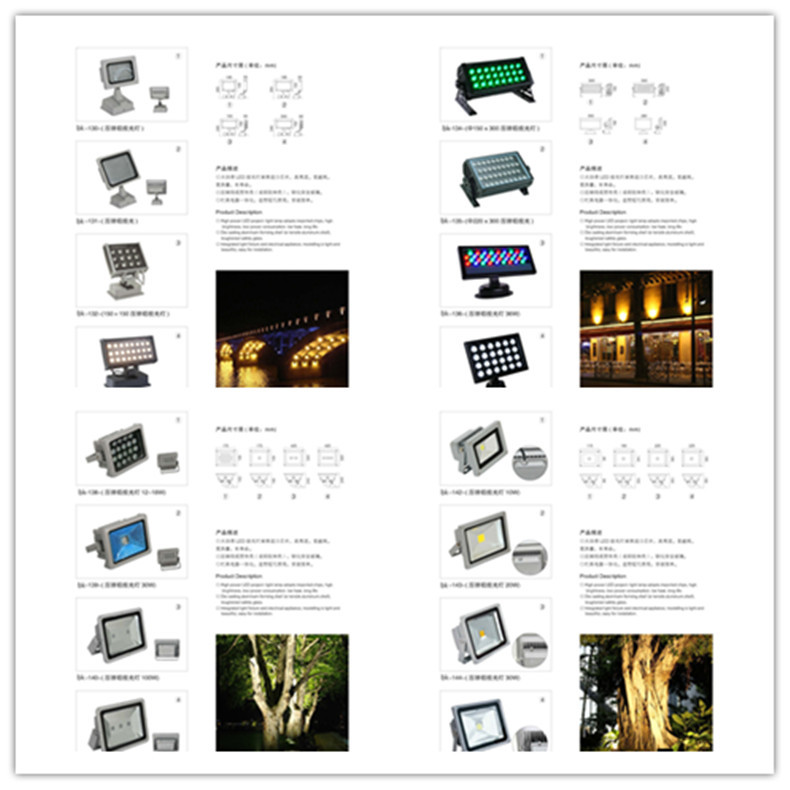 3瓦/5瓦/6瓦楞灯LED瓦楞灯 月牙灯led凉亭射灯led瓦片灯示例图16