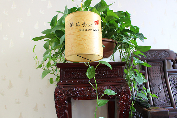 方形灯笼复古仿古仿羊皮灯笼书房茶楼过道阳台小吊灯可印字超简洁示例图10