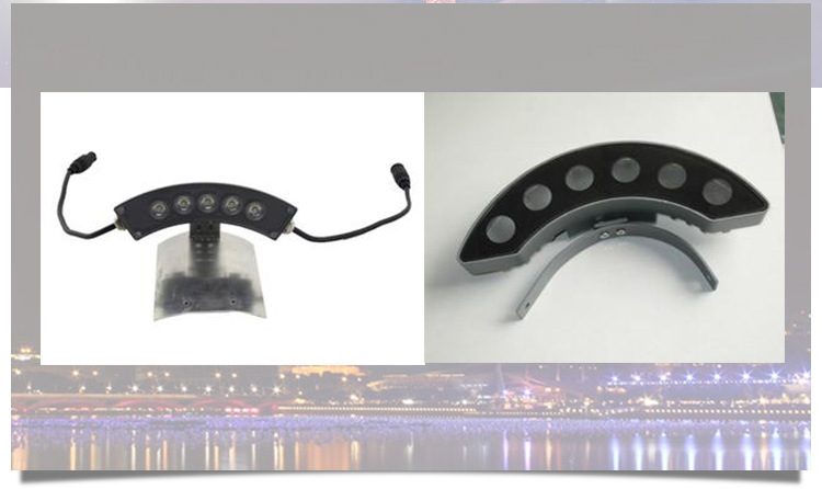 3瓦/5瓦/6瓦楞灯LED瓦楞灯 月牙灯led凉亭射灯led瓦片灯示例图10