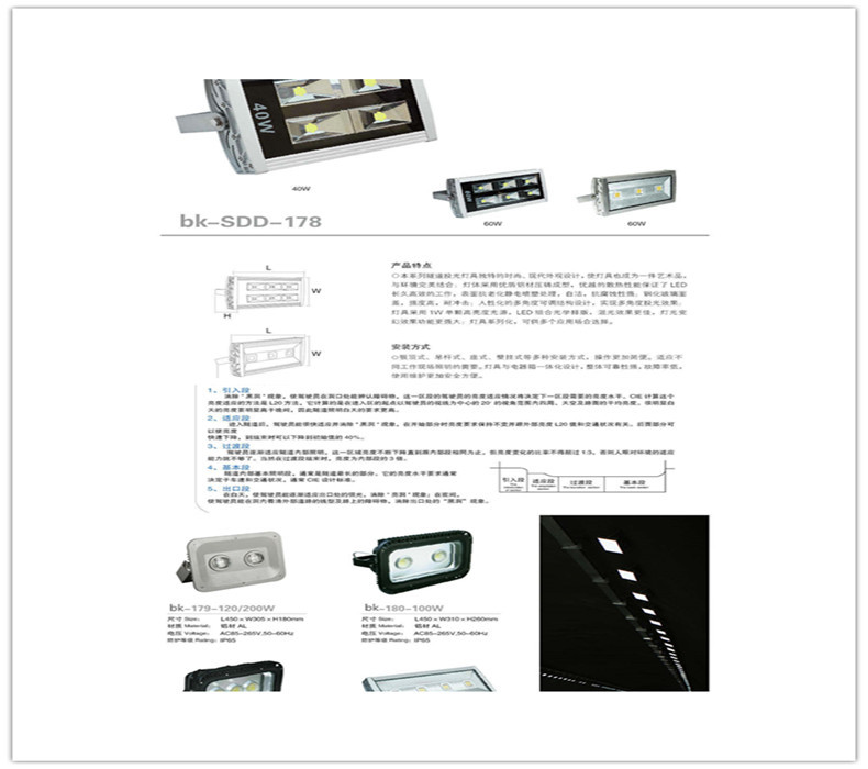 3瓦/5瓦/6瓦楞灯LED瓦楞灯 月牙灯led凉亭射灯led瓦片灯示例图15
