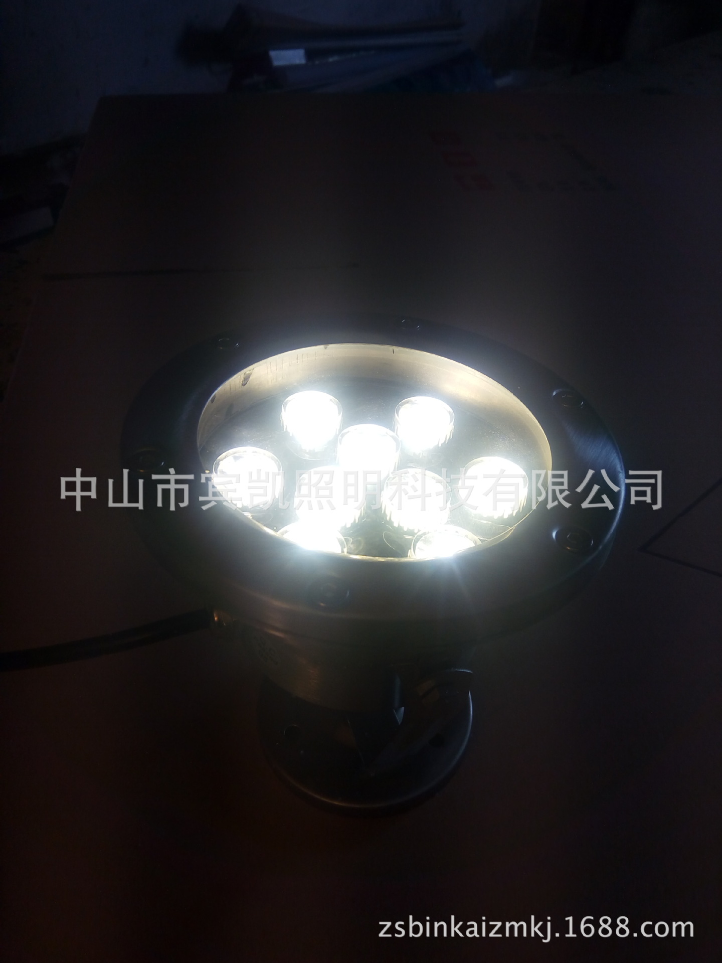 led不锈钢水底灯 LED水底灯 喷泉水底灯 七彩水底灯LED水底射灯示例图84