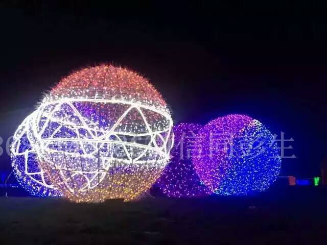 工厂直销 月亮灯串 光纤灯 户外吊灯