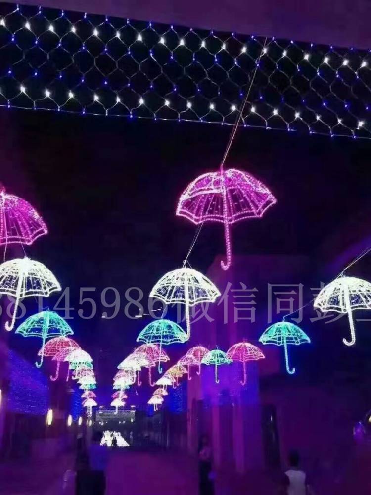 工厂直销 路灯杆装饰灯 光纤灯 户外吊灯