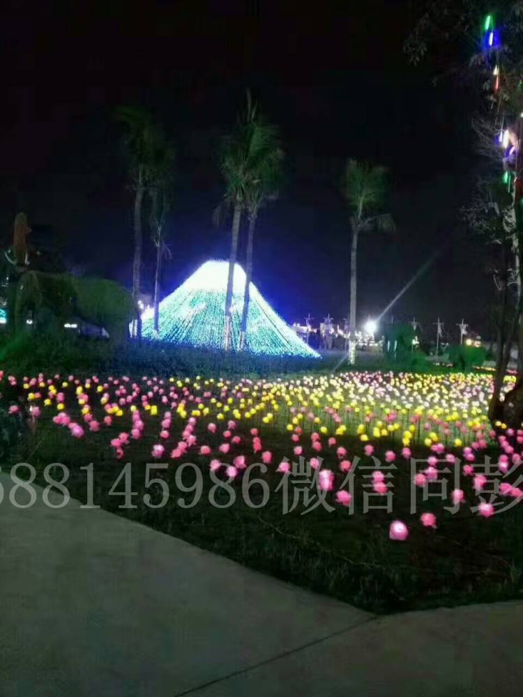 工厂直销 商业DP点节日美陈彩灯 地插灯 户外吊灯