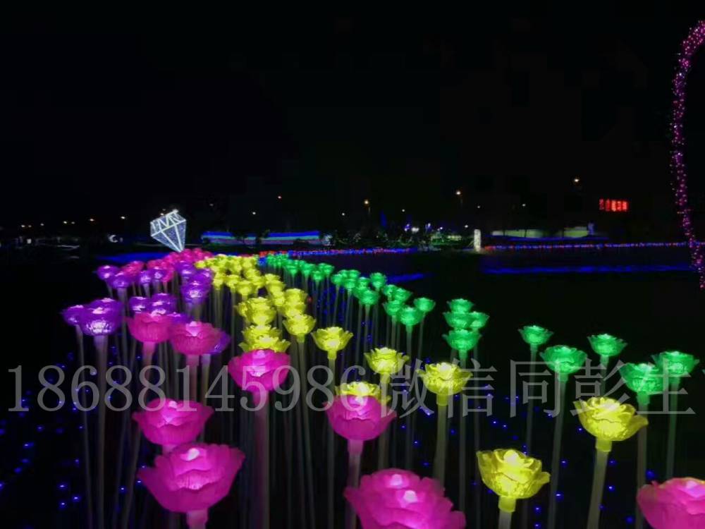 工厂直销 商业DP点节日美陈彩灯 地插灯 户外吊灯