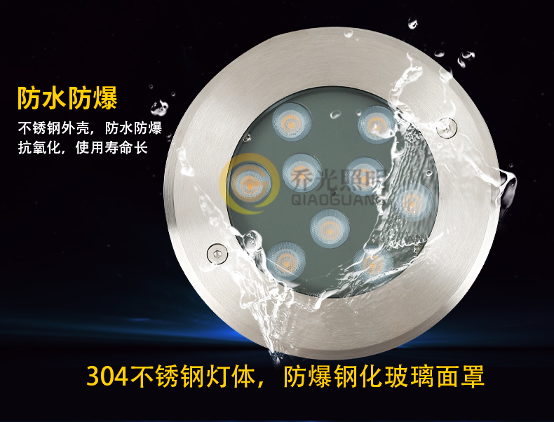 LED工矿吊灯 鳍片风冷仓库照明灯200W 250W 储油罐加油站防爆吊灯示例图5