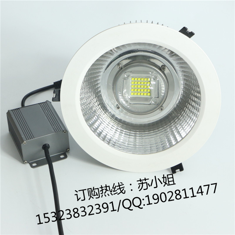 175MM开孔 80W筒灯 大功率筒灯 80W|100W|120W 吊灯 天花板灯示例图2