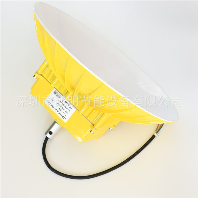 防爆LED厂房100W工业厂房吊灯足功率防尘水大功率LED100W厂房灯示例图6