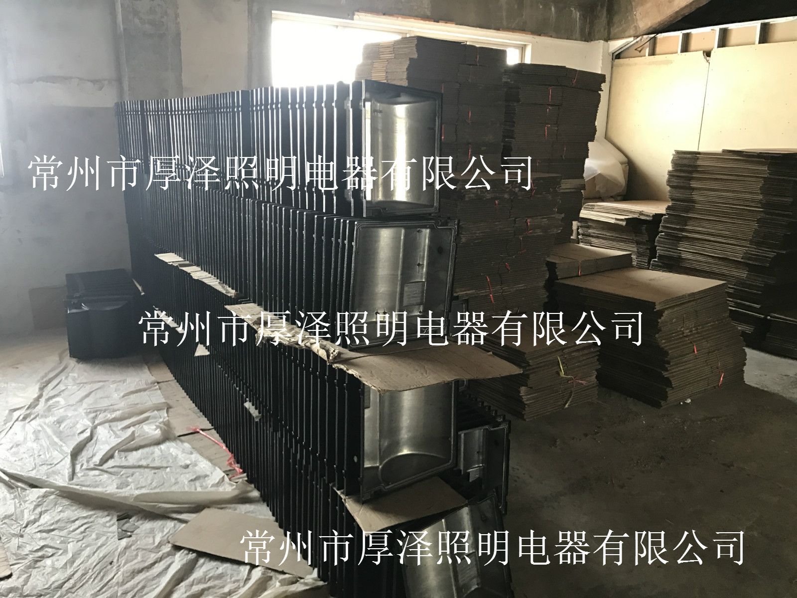 厂家直销新款大功率投光灯外壳5户外防水射灯可配各式光源示例图4