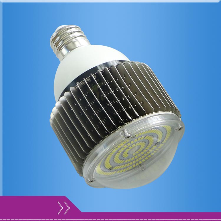 E40COB大功率LED球泡灯具 无频闪120W正白光厂房LED灯泡示例图3