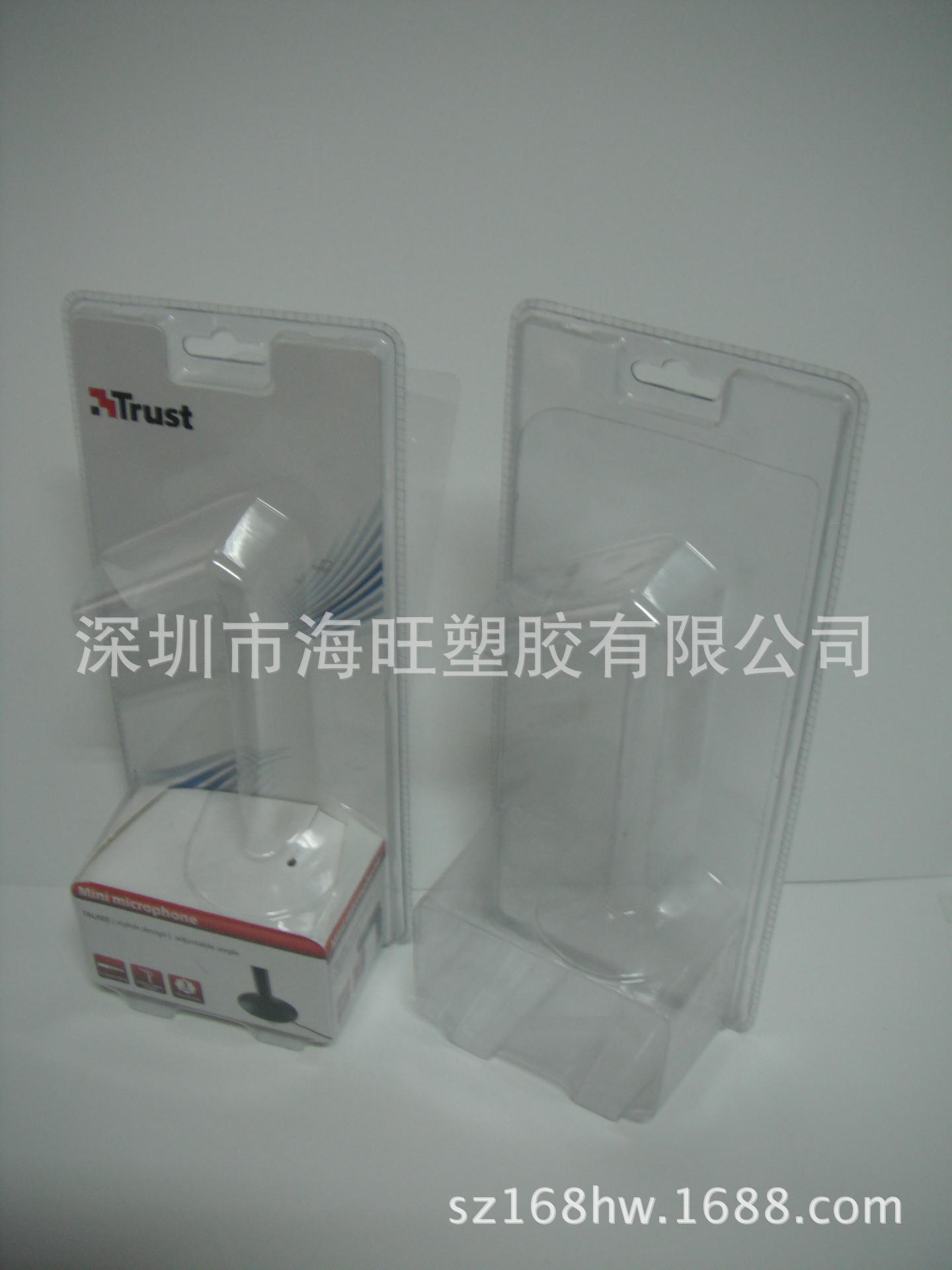 厂家定rmhjPVC台灯三折吸塑 站立吸塑 PET包装盒 PVC包装盒示例图2