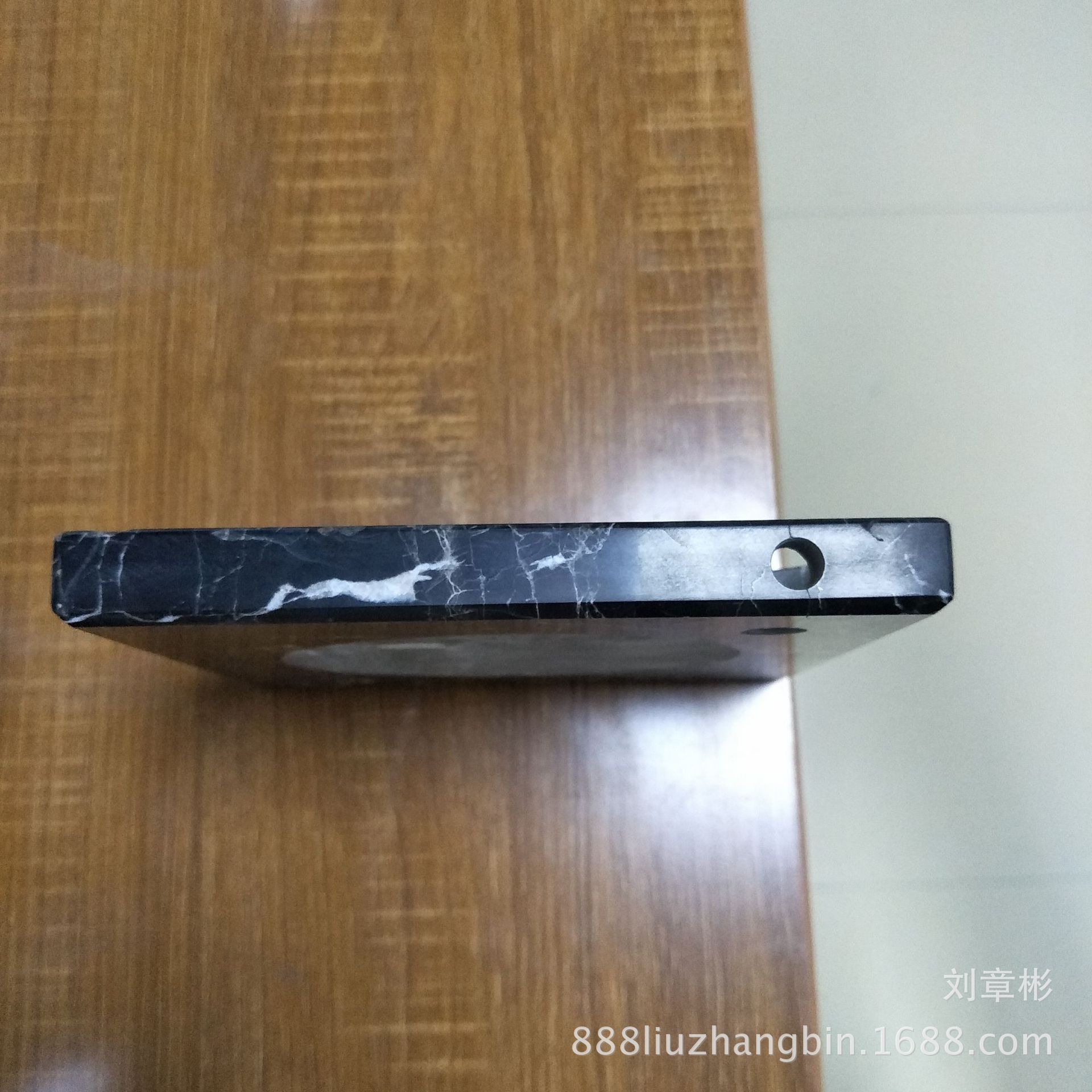 厂家直销 大理石喷砂 灯饰底座 台灯底座 150*150mm 出口品质示例图4