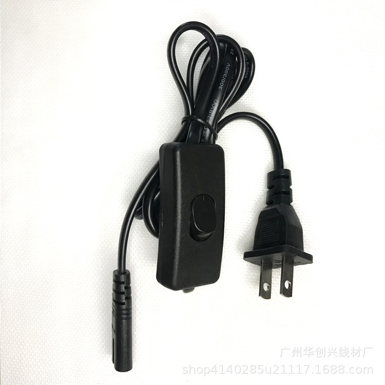 厂家批发带开关电源电视连接线303 304线台灯开关规格齐全可定制示例图3