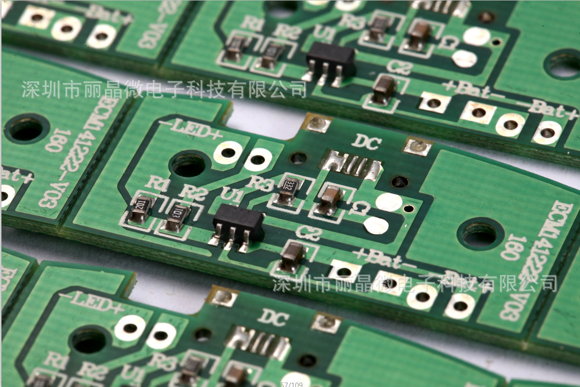 LED台灯控制板,触摸台灯板,触摸LED化妆镜PCBA,pcb定制,电路板示例图8
