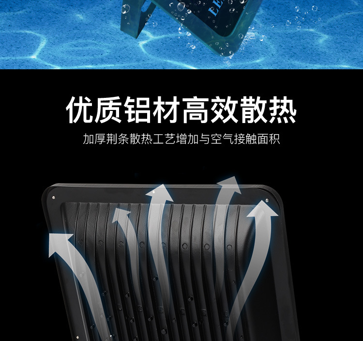 厂家直销 LED投光灯 大功率投光灯 线性投光灯 户外泛光灯示例图15