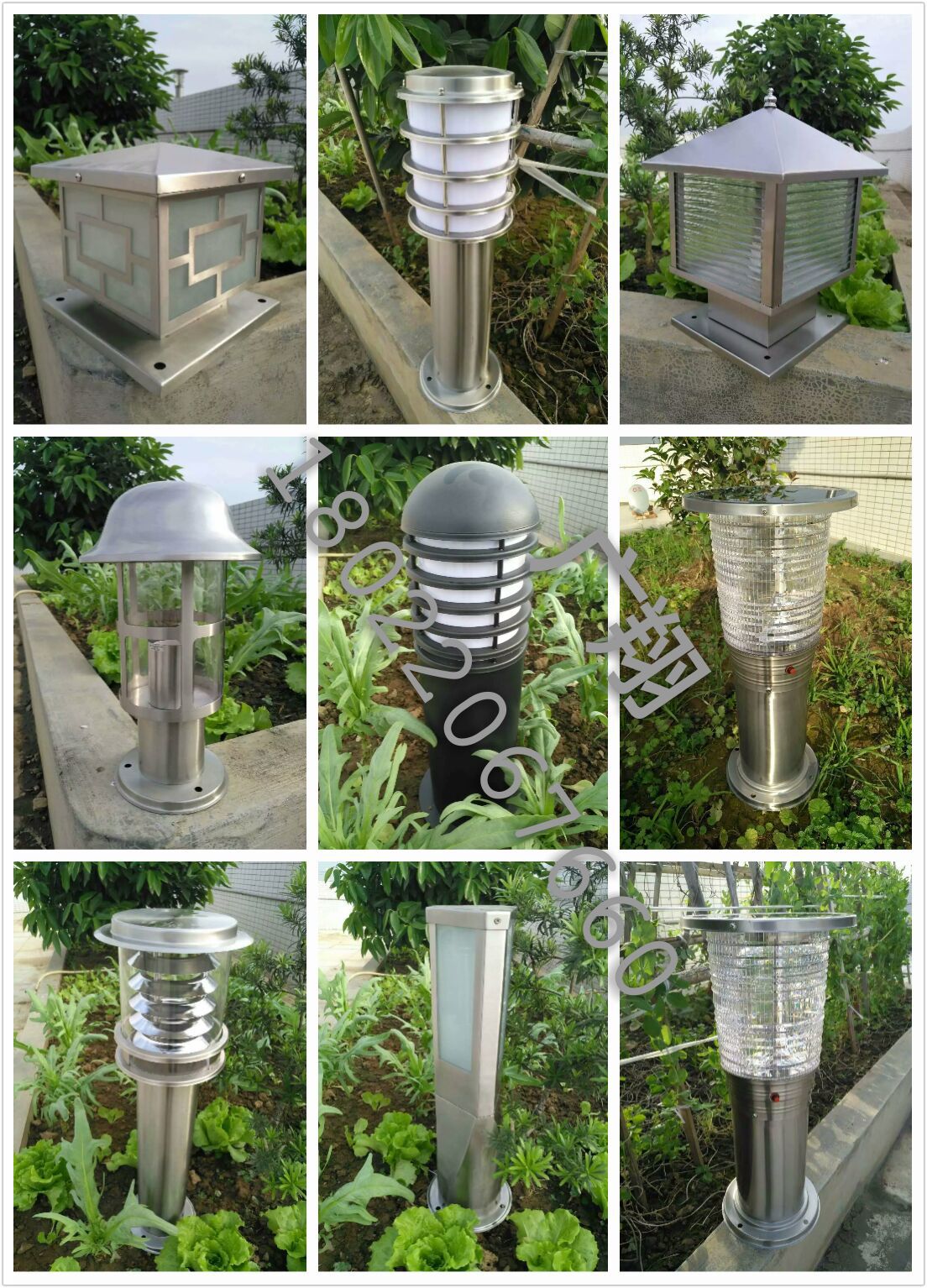 不锈钢草坪灯 压铸铝草坪灯 铁草坪灯 铝材草坪灯 花园灯示例图5