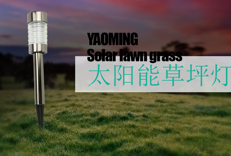厂家直销 太阳能草坪灯 太阳能庭院草坪灯 太阳能插地灯示例图2