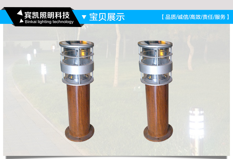 专业生产优质草坪灯地埋式灯约时尚仿石LED草坪灯示例图4