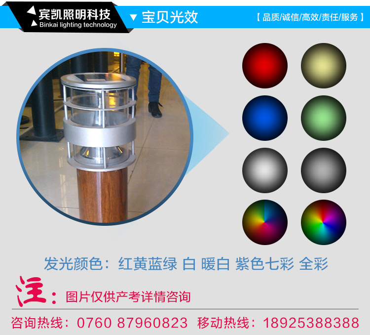 专业生产优质草坪灯地埋式灯约时尚仿石LED草坪灯示例图8