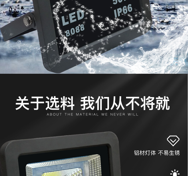 厂家直销 LED投光灯 投光灯户外 照树灯 照树灯户外 投光灯示例图3