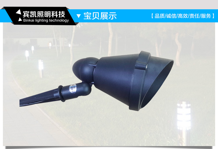 LED灯公园别墅灯小区亮化插地灯厂家直销插地灯 LED草坪灯插泥灯示例图4