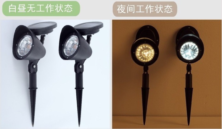 户外太阳能灯LED草坪灯景观装饰花园地插灯防水路灯示例图9