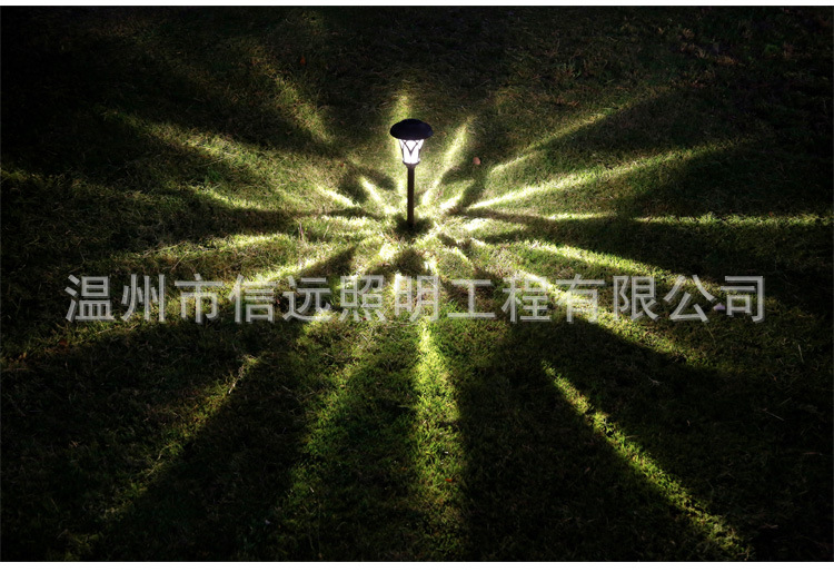 草坪灯新品直销不锈钢太阳能草坪灯不用充电不用布线示例图7