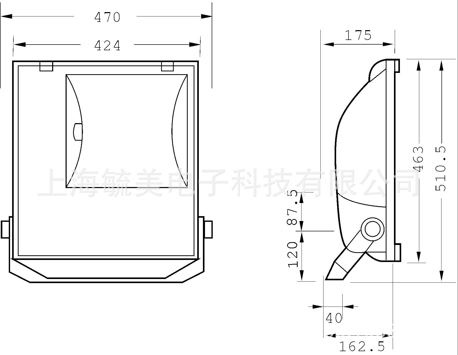 飞利浦co<i></i>nTempo RVP350/HPI-T 400W投光灯示例图5