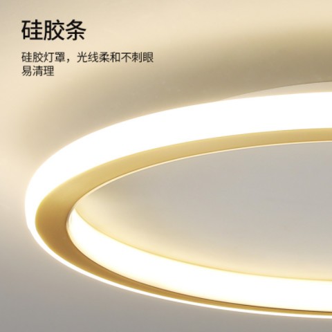 现代简约超薄客厅灯书房卧室吸顶灯北欧护眼LED吸顶灯图3