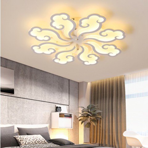 2023新款后现代简约led吸顶灯 花形亚克力创意卧室客厅灯吸顶灯图3