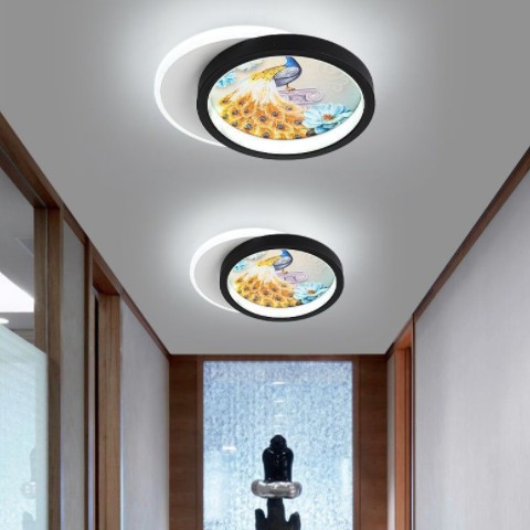 现代轻奢风 led过道灯走廊灯衣帽间玄关灯入户进门灯筒灯吊顶灯图3