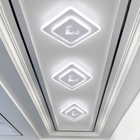 现代轻奢风 led过道灯走廊灯衣帽间玄关灯入户进门灯筒灯吊顶灯图1