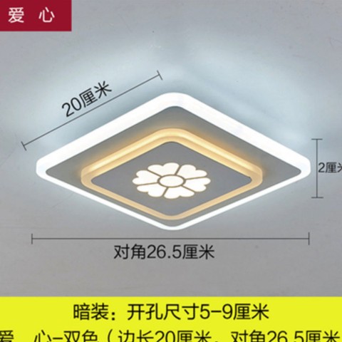 现代轻奢风 led过道灯走廊灯衣帽间玄关灯入户进门灯筒灯吊顶灯图3