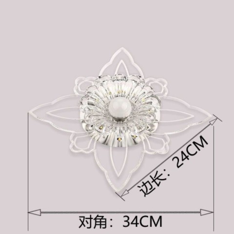 现代轻奢风 led过道灯走廊灯衣帽间玄关灯入户进门灯筒灯吊顶灯图1