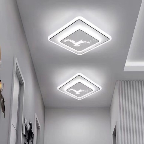 现代轻奢风 led过道灯走廊灯衣帽间玄关灯入户进门灯筒灯吊顶灯图2