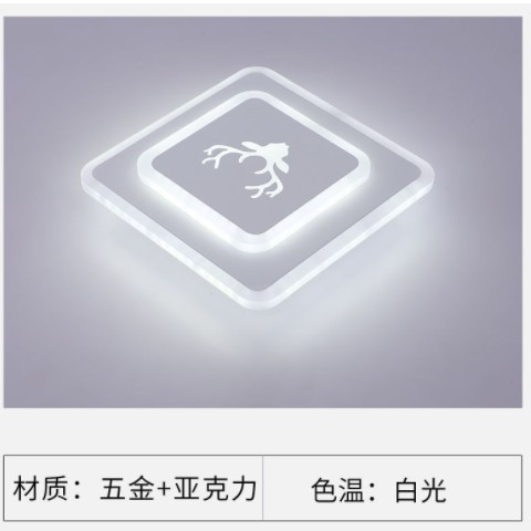 菱形过道灯走廊灯LED玄关灯阳台灯门厅入户创意吸顶灯具吊顶灯图2