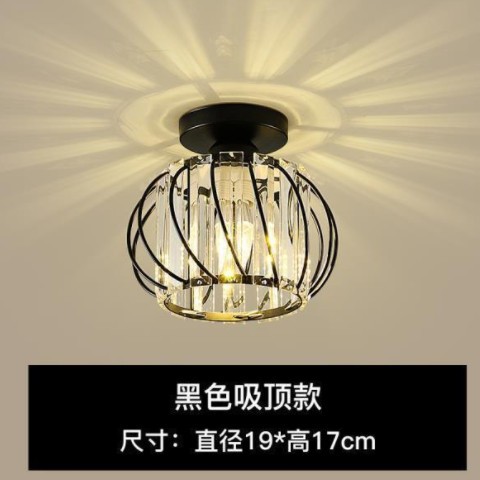 走廊灯 阳台吸顶灯LED北欧风格个性创意小吊灯图2