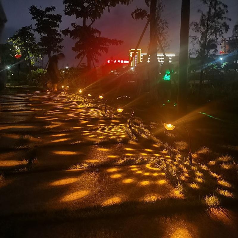 跨境新款太阳能魔球灯IP65花园防水户外庭院花园草坪灯景观地插灯图3