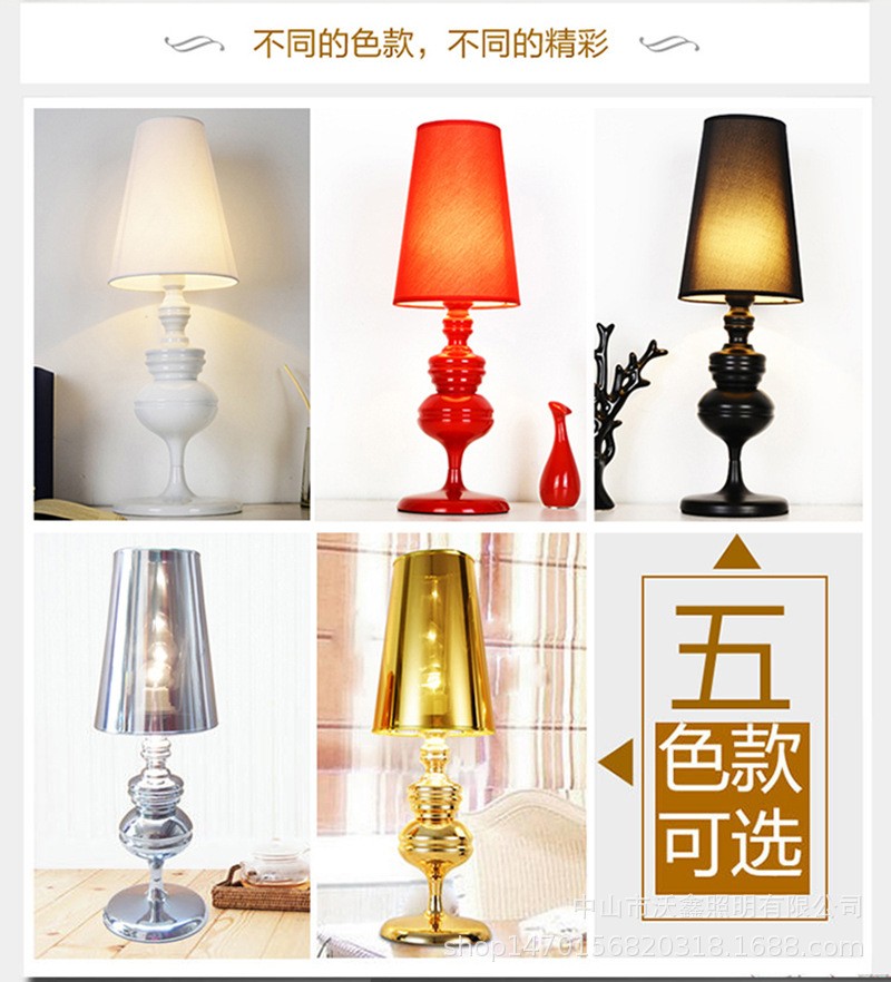 意大利 时尚卧室床头灯简约现代书房客厅创意个性艺术卫士台灯图3