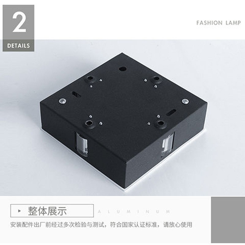 LED十字光效壁灯过道阳台装饰灯室内床头背景灯客厅现代简约创意图2