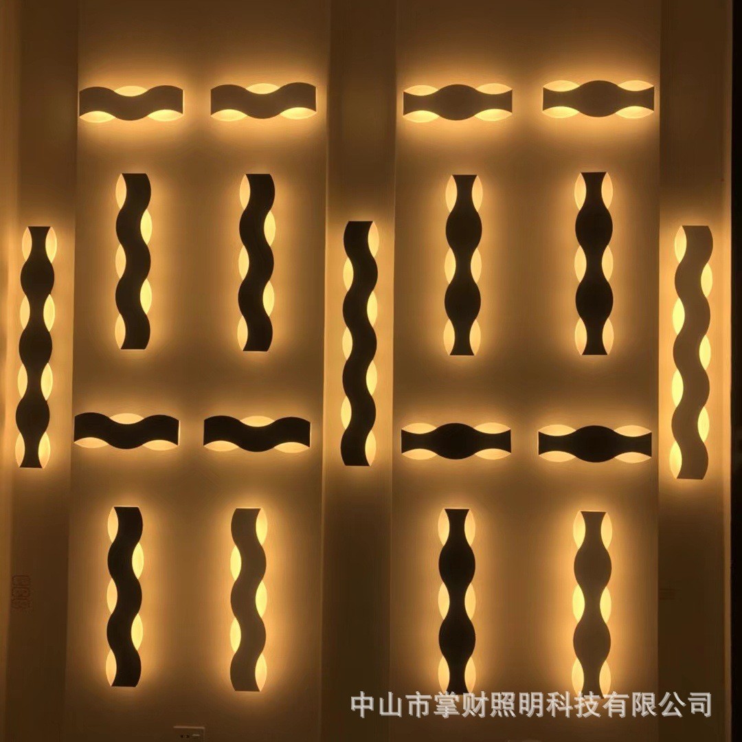 极简创意调光壁灯后现代客厅背景墙过道走廊灯具北欧创意床头卧室图2
