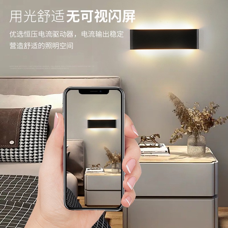 创意个性拱门卧室灯具简约酒店客房床头装饰灯室内创意弧形壁灯饰图2