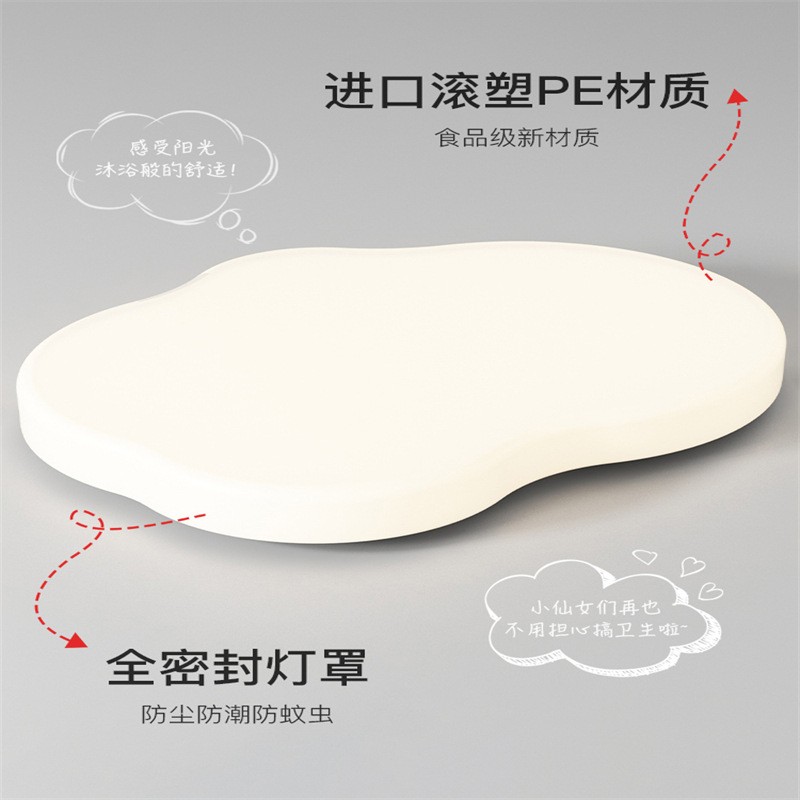 网红云朵灯儿童房护眼吸顶灯全光谱客厅吸顶灯奶油风卧室灯中山灯图2