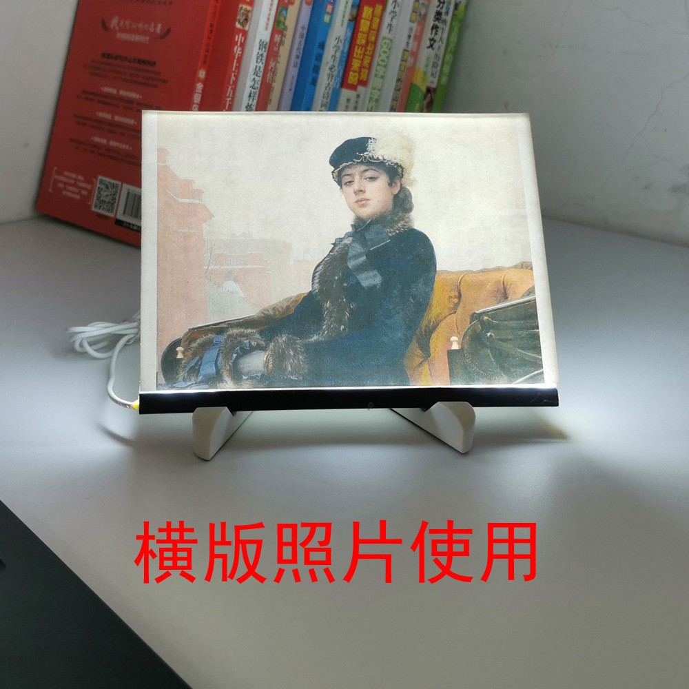 创意LED照片装饰灯发光相框婚纱写真像片氛围小夜灯节庆喜庆用品图3