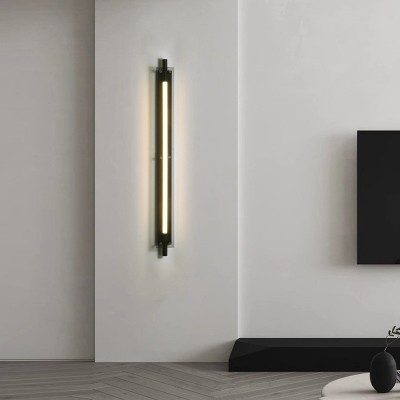 意式极简玻璃壁灯现代简约设计师高端创意艺术过道客厅卧室壁灯