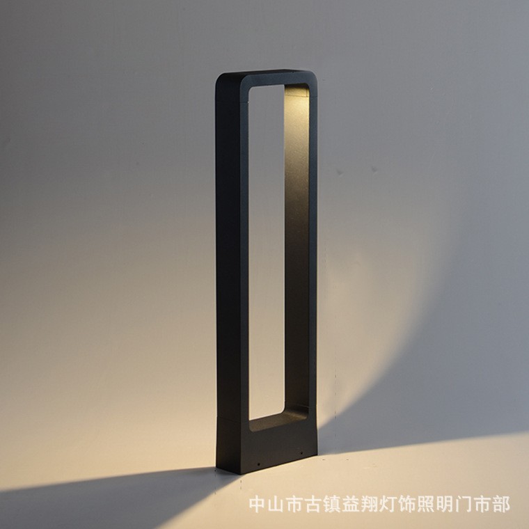 跨境专供 简约户外景观庭院10w 拱门门型led草坪灯防水灯具图2