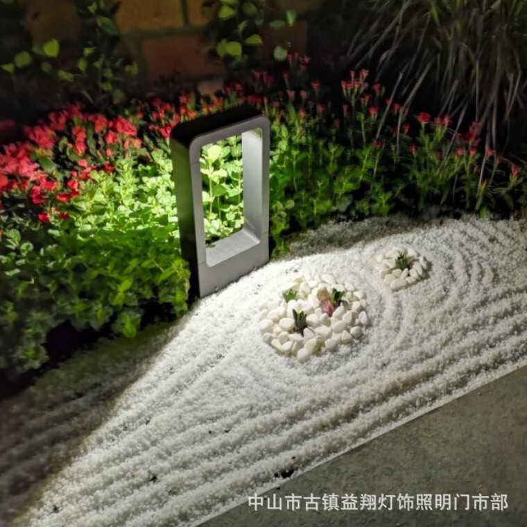 跨境专供 简约户外景观庭院10w 拱门门型led草坪灯防水灯具图3